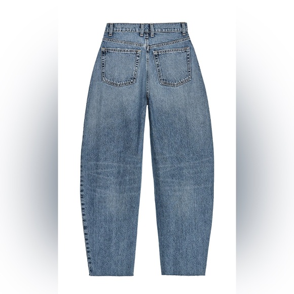 Zara High Waist Barrel Jeans - Picture 2 of 7